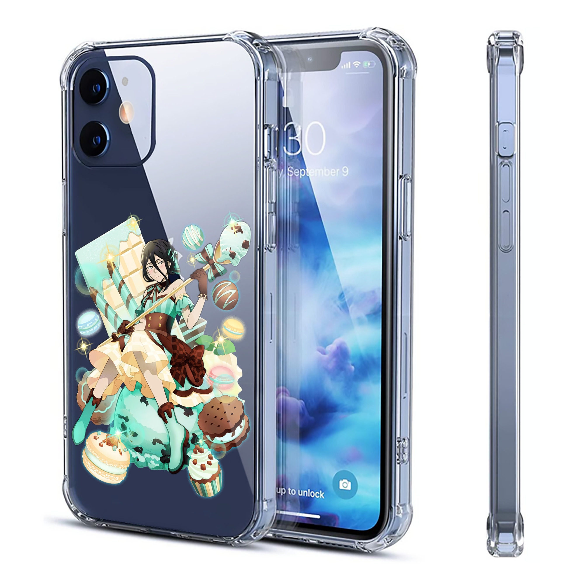 （画像用） 文豪ストレイドッグス Bungo Stray Dogs 【iPhone 12シリーズ対応】透明スマホケース（クリアソフトケース）